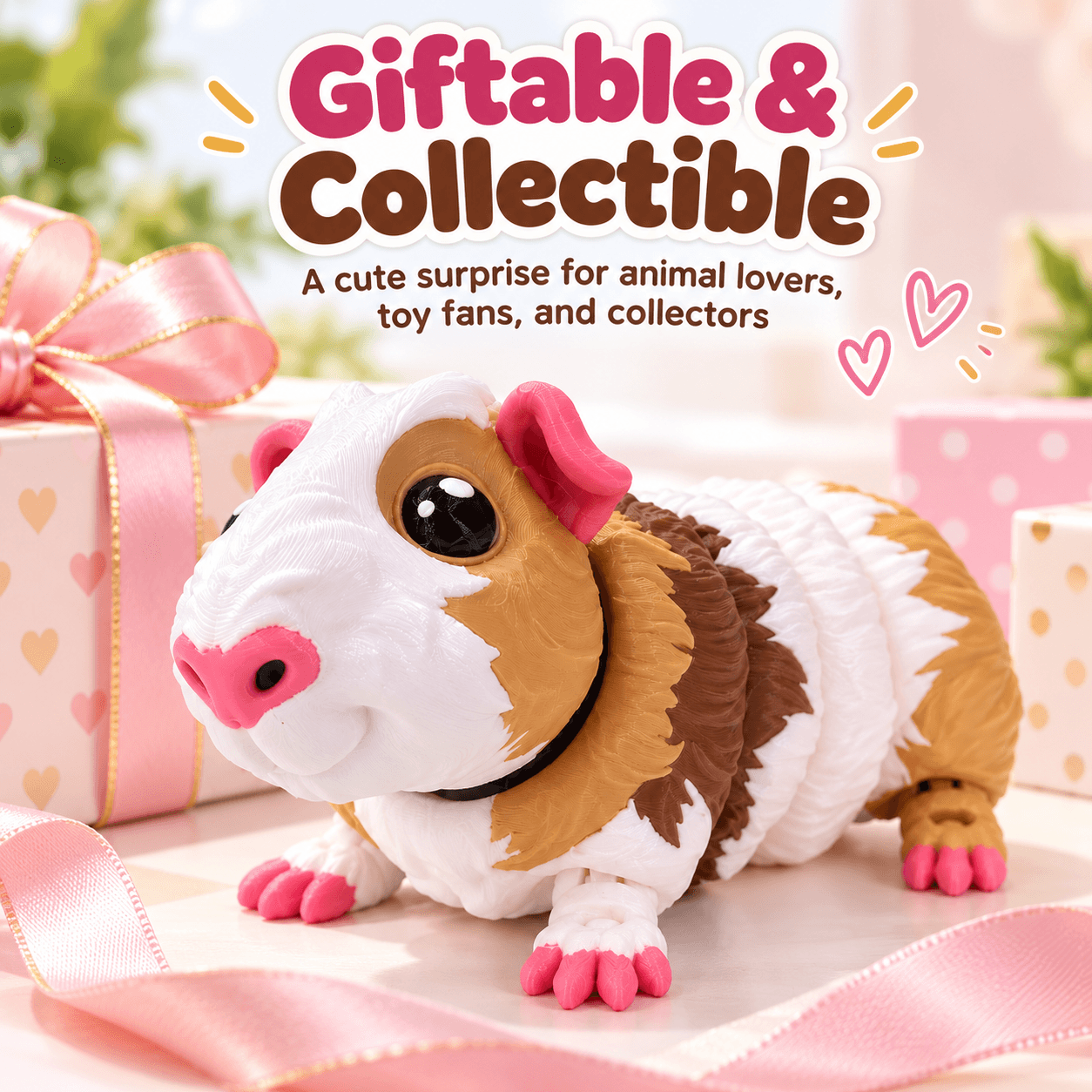 Cute Guinea Pig - Fully Articulated Toy — image 2