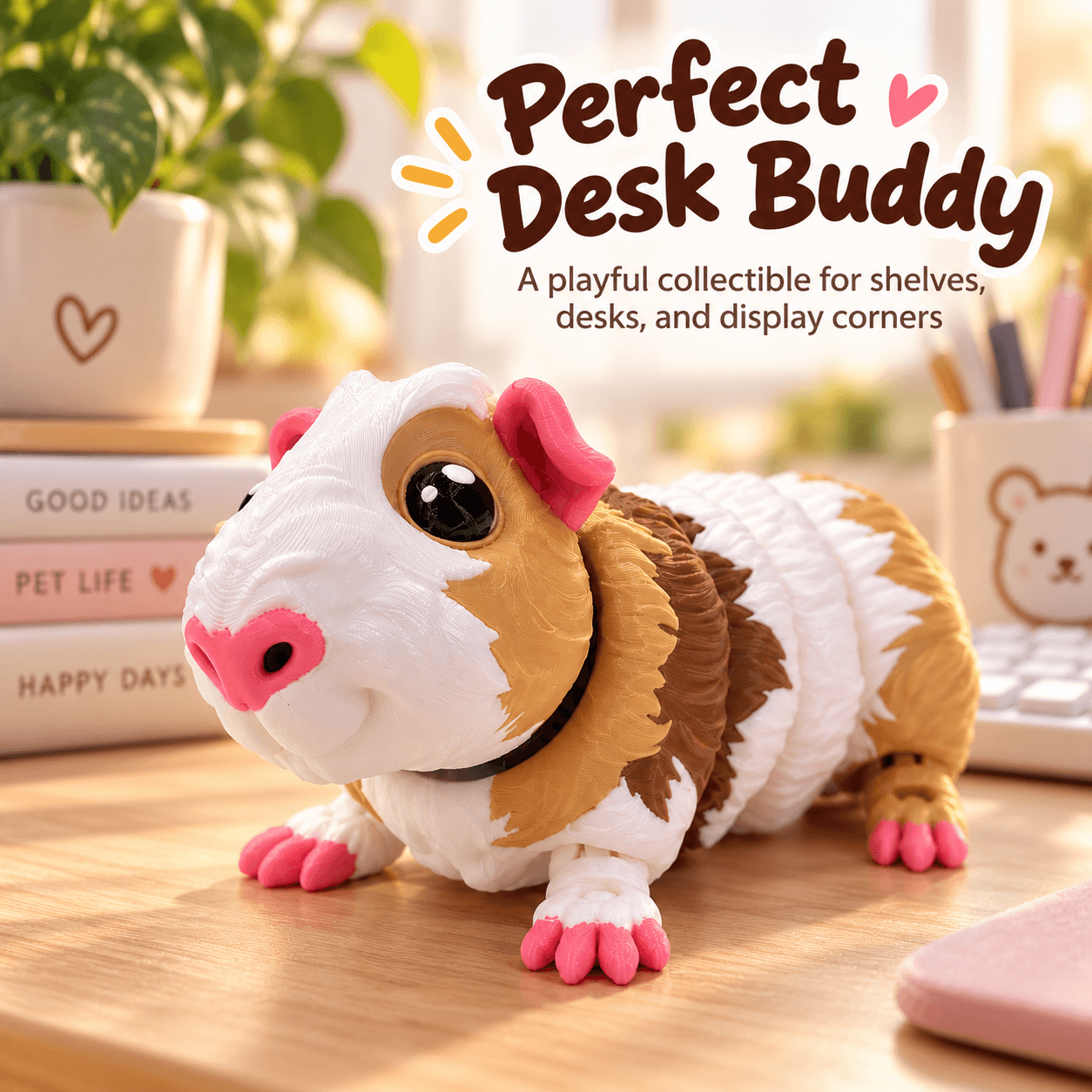Cute Guinea Pig - Fully Articulated Toy — image 3