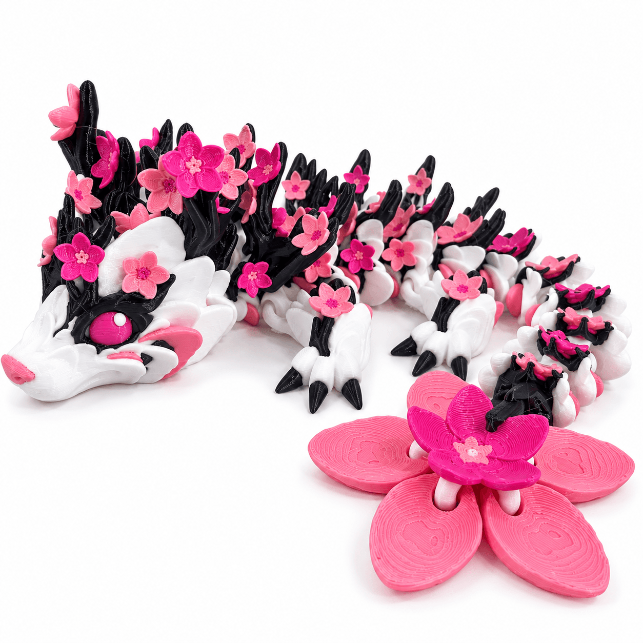 Articulated Cherry Blossom Dragon