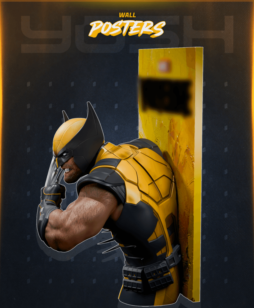 Wolverine 3D Wall Poster — image 3