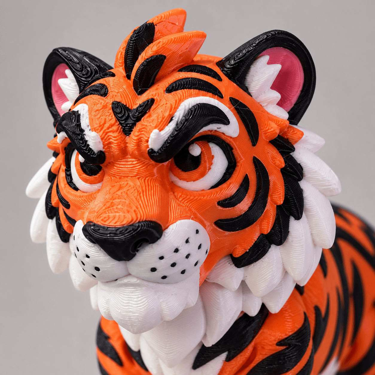 Articulated Tiger Figurine with Movable Head — image 3