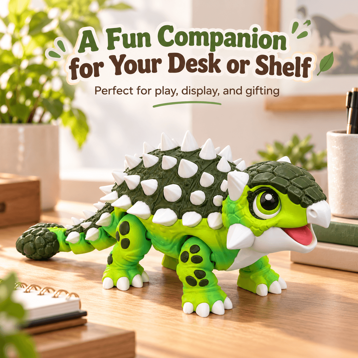 Articulated Ankylosaurus Dinosaur Figure — image 5