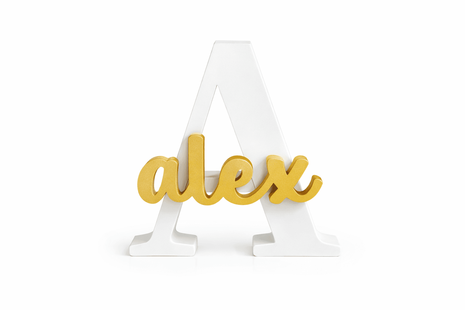 Personalised 3D Printed Monogram Frame