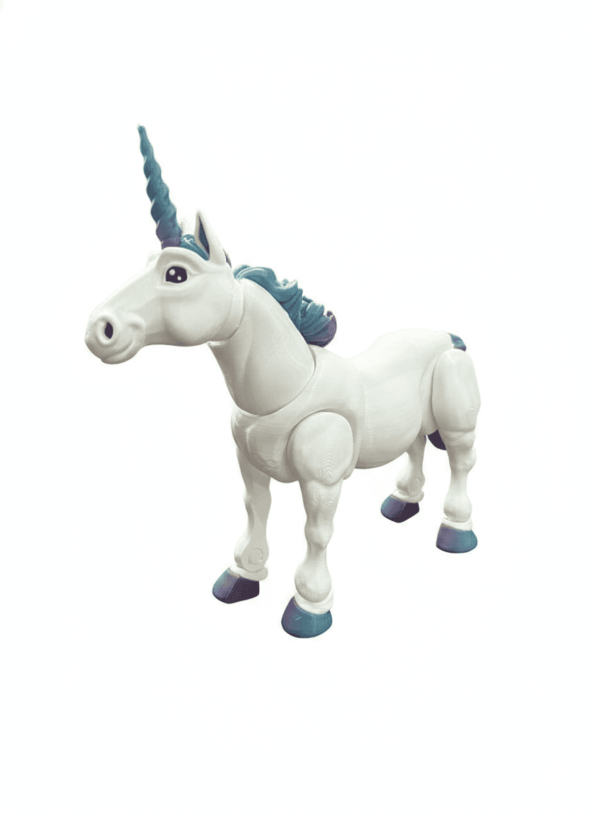 Unicorn Collectible Toy for Girls, Premium Figurine with Colorful Mane and Horn, Fantasy Decor Showpiece, Birthday Gift for Kids, Room Decoration